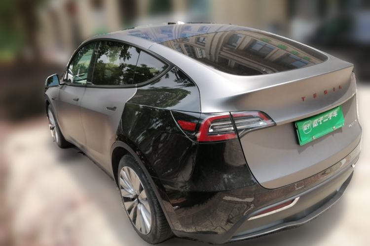 Used Tesla Model Y 2022 Rear-Wheel-Drive Version Rear Left 45 Deg