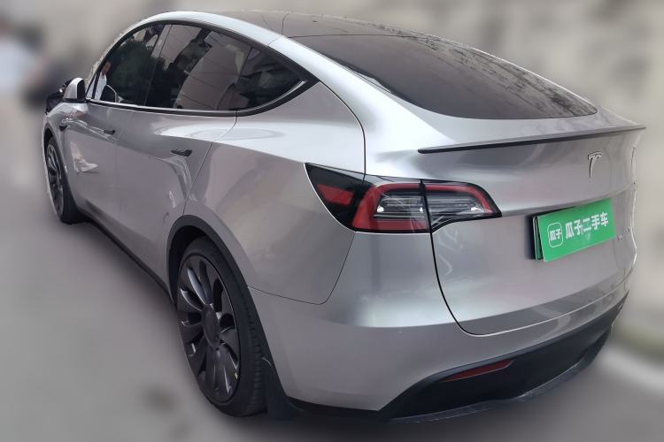 Used Tesla Model Y 2022 Performance High-Performance All-Wheel-Drive Version Rear Left 45 Deg