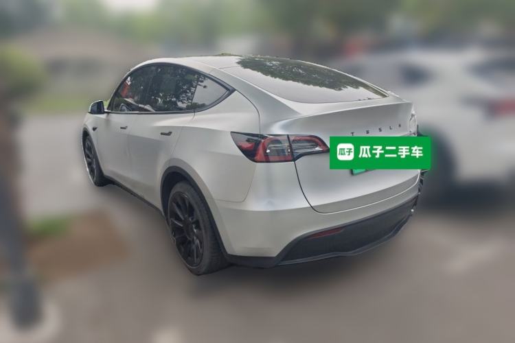 Used Tesla Model Y 2022 Long-Range All-Wheel-Drive Version Rear Left 45 Deg