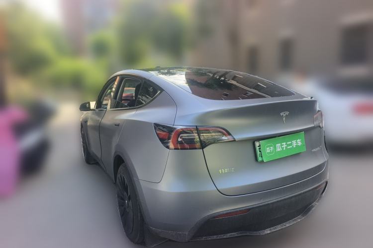 Used Tesla Model Y 2022 Revised Version Long-Range All-Wheel Drive Rear Left 45 Deg