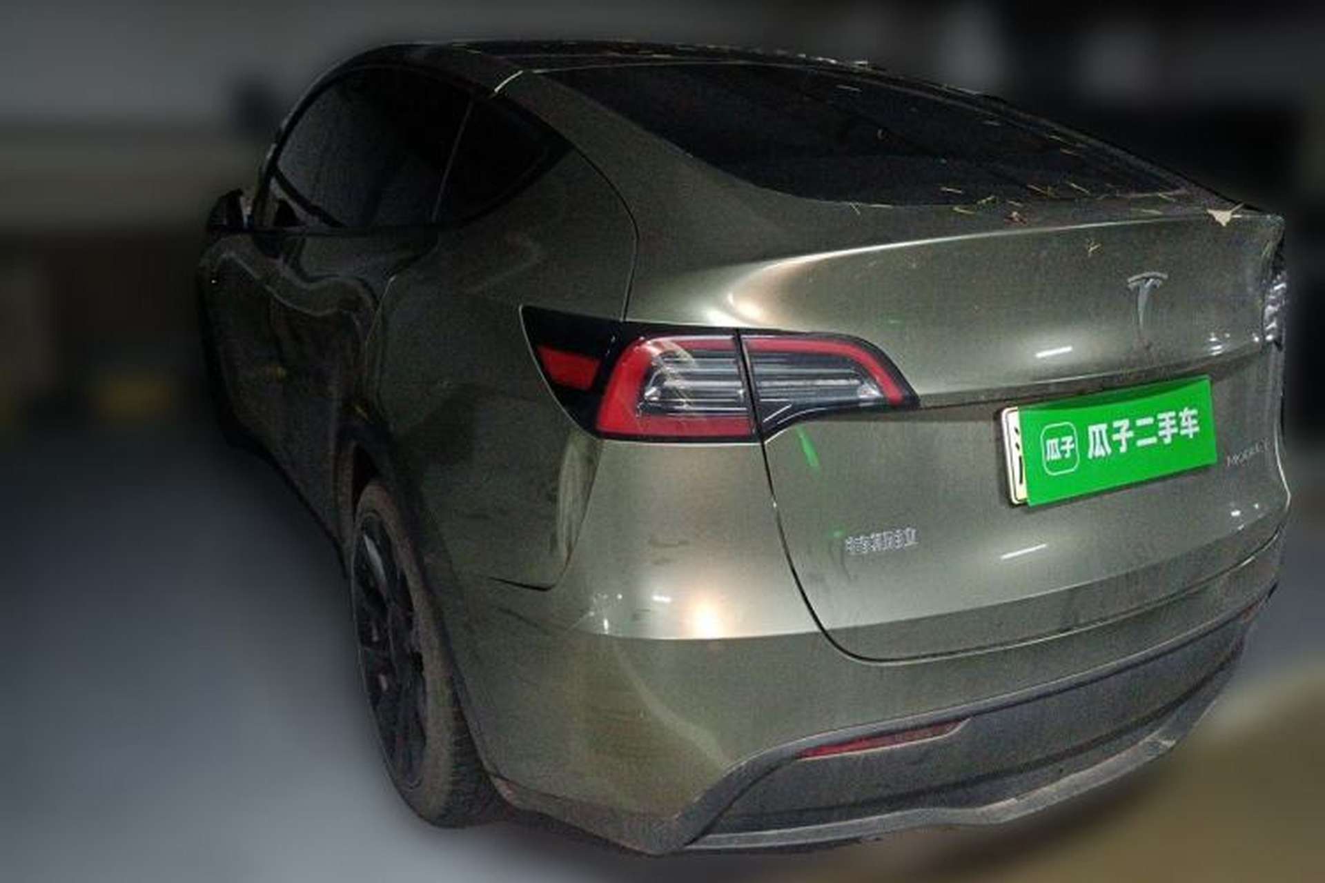 Used Tesla Model Y 2022 Rear-Wheel-Drive Version Rear Left 45 Deg