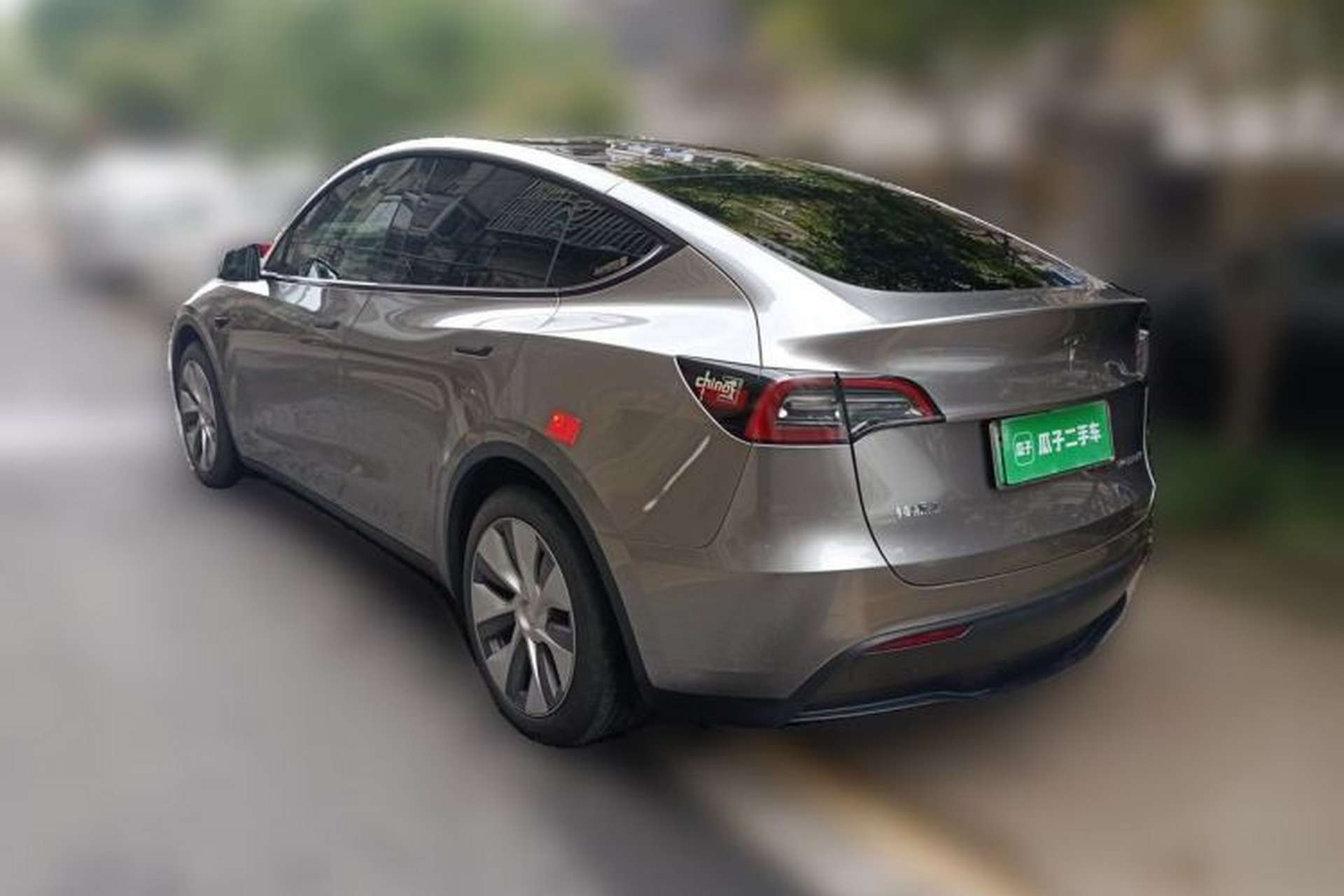 Used Tesla Model Y 2022 Revised Version Rear-Wheel Drive Rear Left 45 Deg