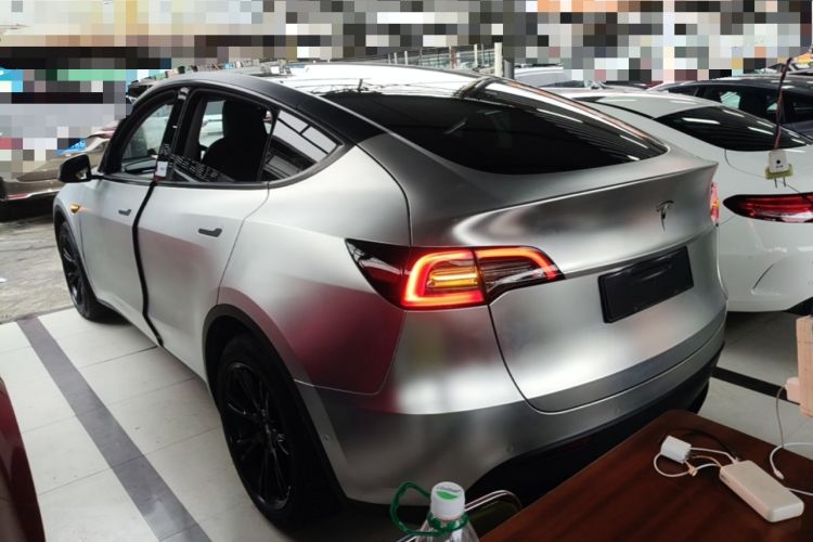 Used Tesla Model Y 2022 Revised Version Rear-Wheel Drive Rear Left 45 Deg