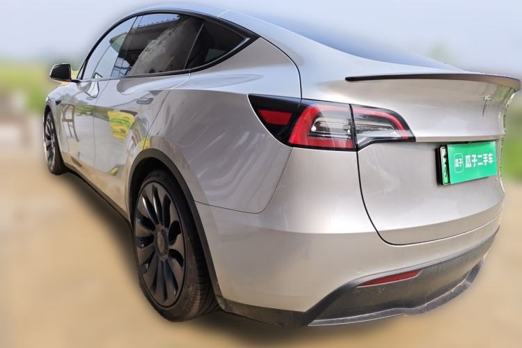 Used Tesla Model Y 2022 Performance High-Performance All-Wheel-Drive Version Rear Left 45 Deg