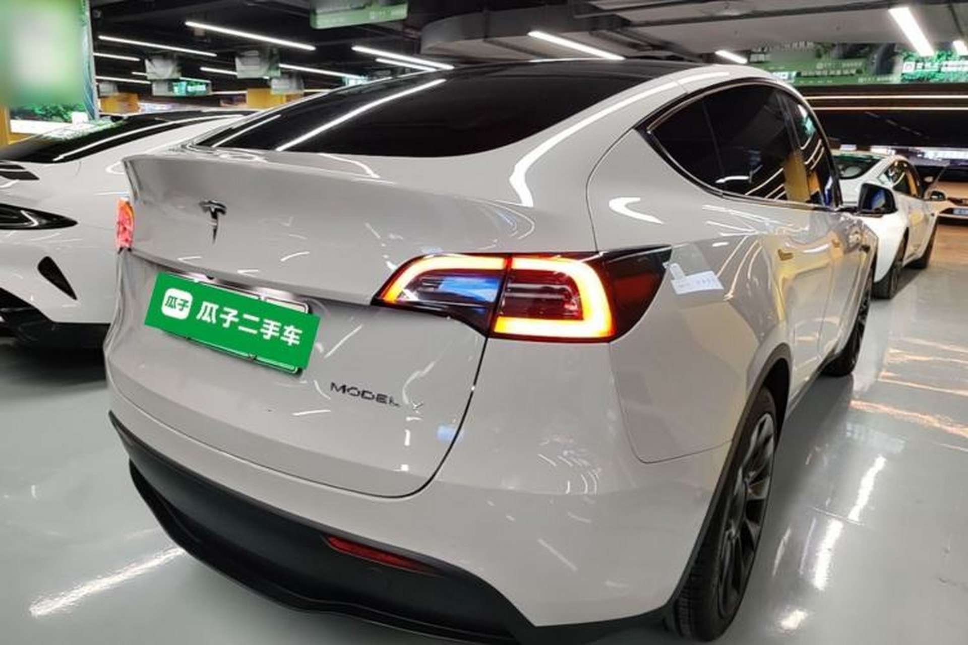 Used Tesla Model Y 2022 Rear-Wheel-Drive Version Rear Right 45 Deg