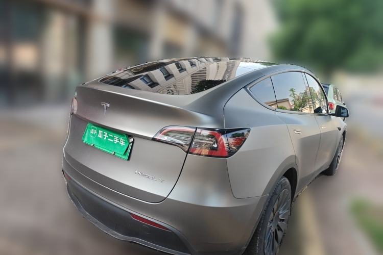 Used Tesla Model Y 2022 Revised Version Rear-Wheel Drive Rear Right 45 Deg
