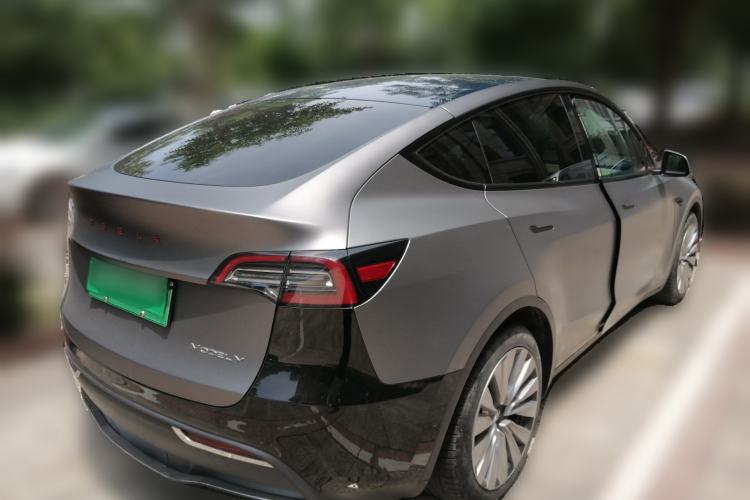 Used Tesla Model Y 2022 Rear-Wheel-Drive Version Rear Right 45 Deg