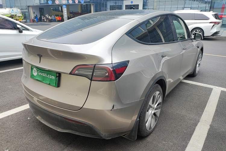 Used Tesla Model Y 2022 Revised Version Rear-Wheel Drive Rear Right 45 Deg