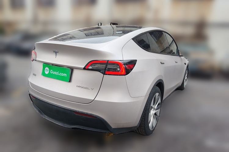 Used Tesla Model Y 2022 Revised Version Rear-Wheel Drive Rear Right 45 Deg