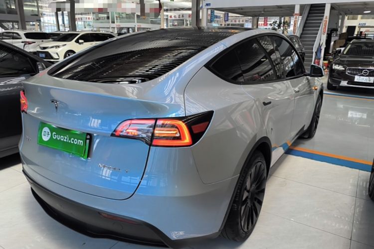 Used Tesla Model Y 2022 Revised Version Rear-Wheel Drive Rear Right 45 Deg