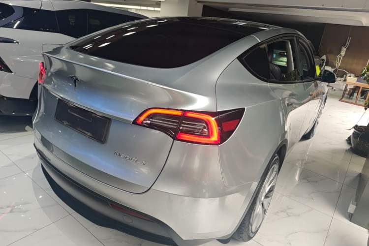 Used Tesla Model Y 2022 Revised Version Rear-Wheel Drive Rear Right 45 Deg