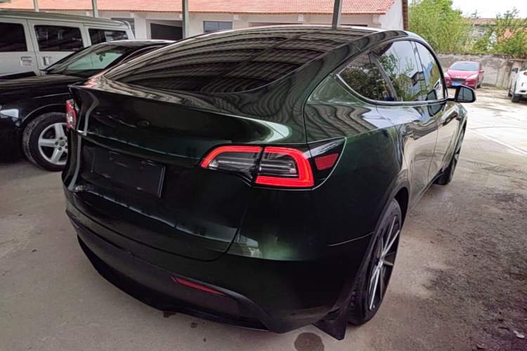 Used Tesla Model Y 2022 Revised Version Rear-Wheel Drive Rear Right 45 Deg