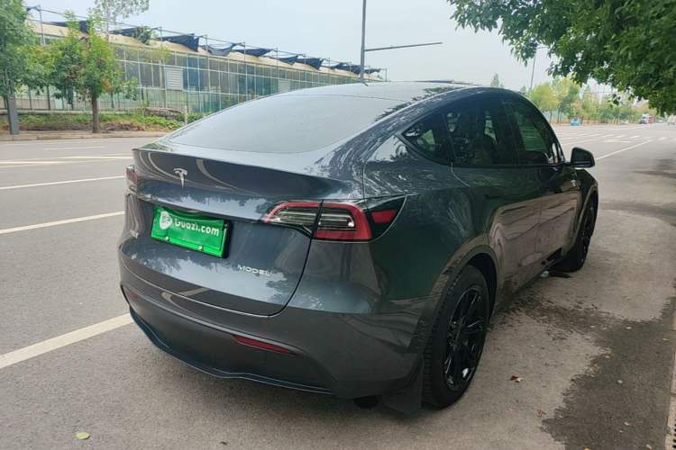 Used Tesla Model Y 2022 Revised Version Rear-Wheel Drive Rear Right 45 Deg