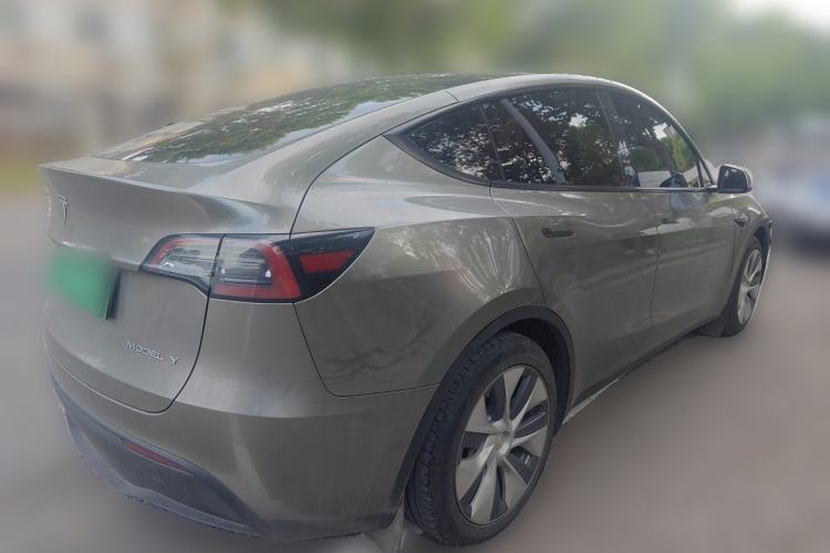Used Tesla Model Y 2022 Revised Version Rear-Wheel Drive Rear Right 45 Deg