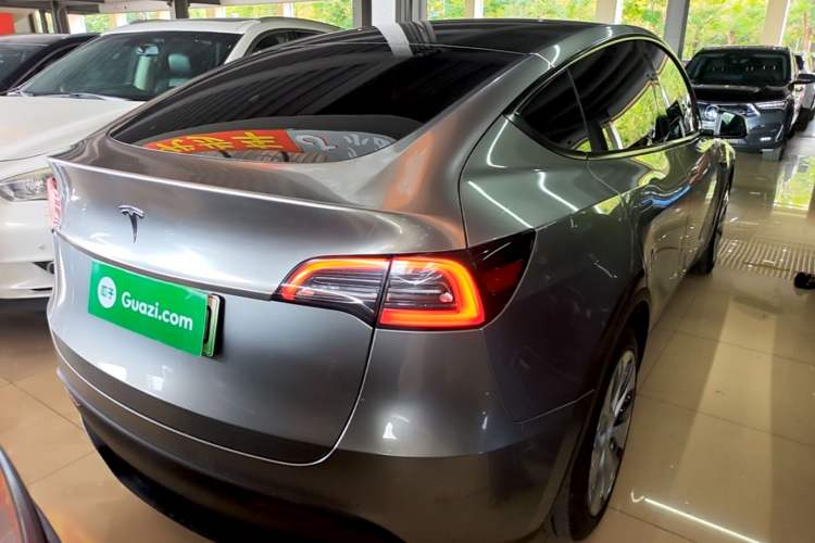 Used Tesla Model Y 2022 Revised Version Rear-Wheel Drive Rear Right 45 Deg