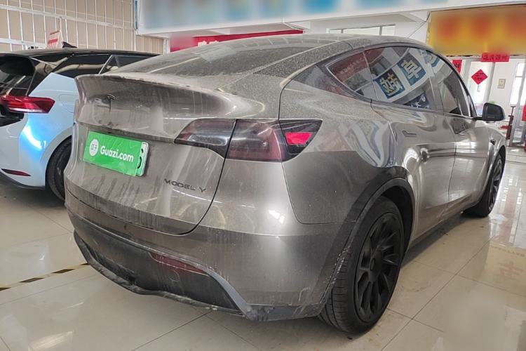 Used Tesla Model Y 2022 Revised Version Rear-Wheel Drive Rear Right 45 Deg