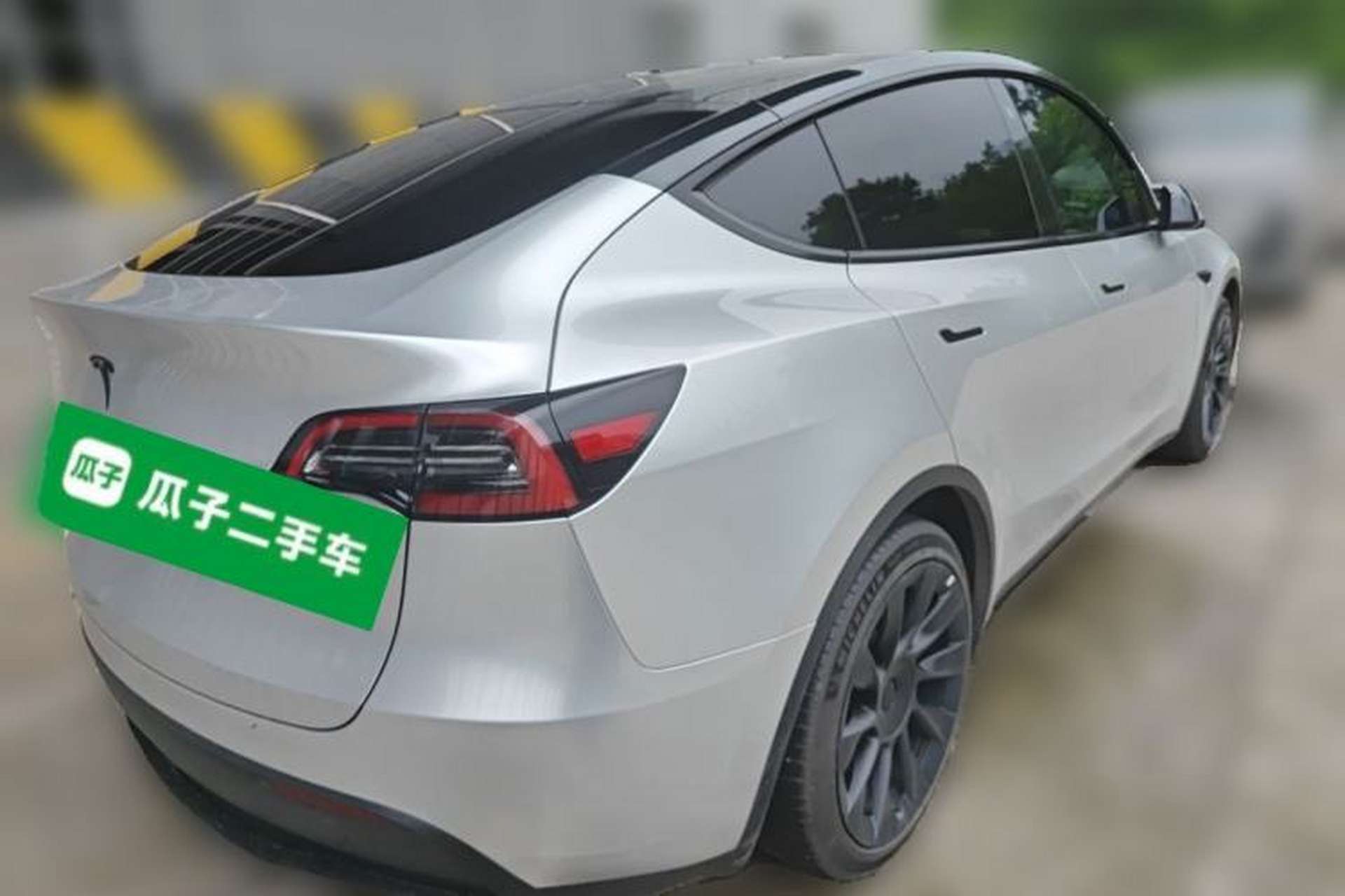 Used Tesla Model Y 2022 Revised Version Rear-Wheel Drive Rear Right 45 Deg
