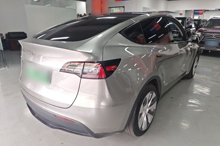 Used Tesla Model Y 2022 Revised Version Rear-Wheel Drive Rear Right 45 Deg