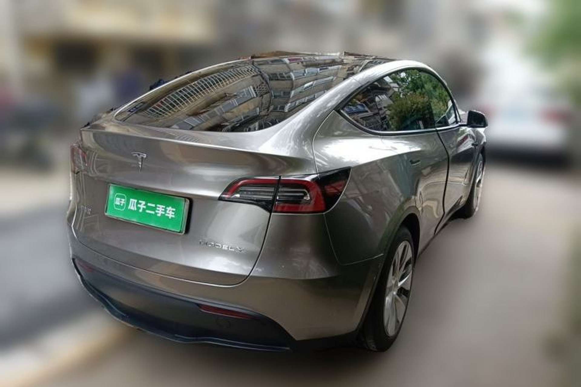Used Tesla Model Y 2022 Revised Version Rear-Wheel Drive Rear Right 45 Deg