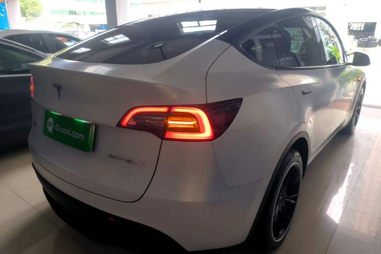 Used Tesla Model Y 2022 Revised Version Rear-Wheel Drive Rear Right 45 Deg
