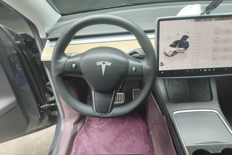 Used Tesla Model Y 2022 Revised Version Rear-Wheel Drive Steering Wheel