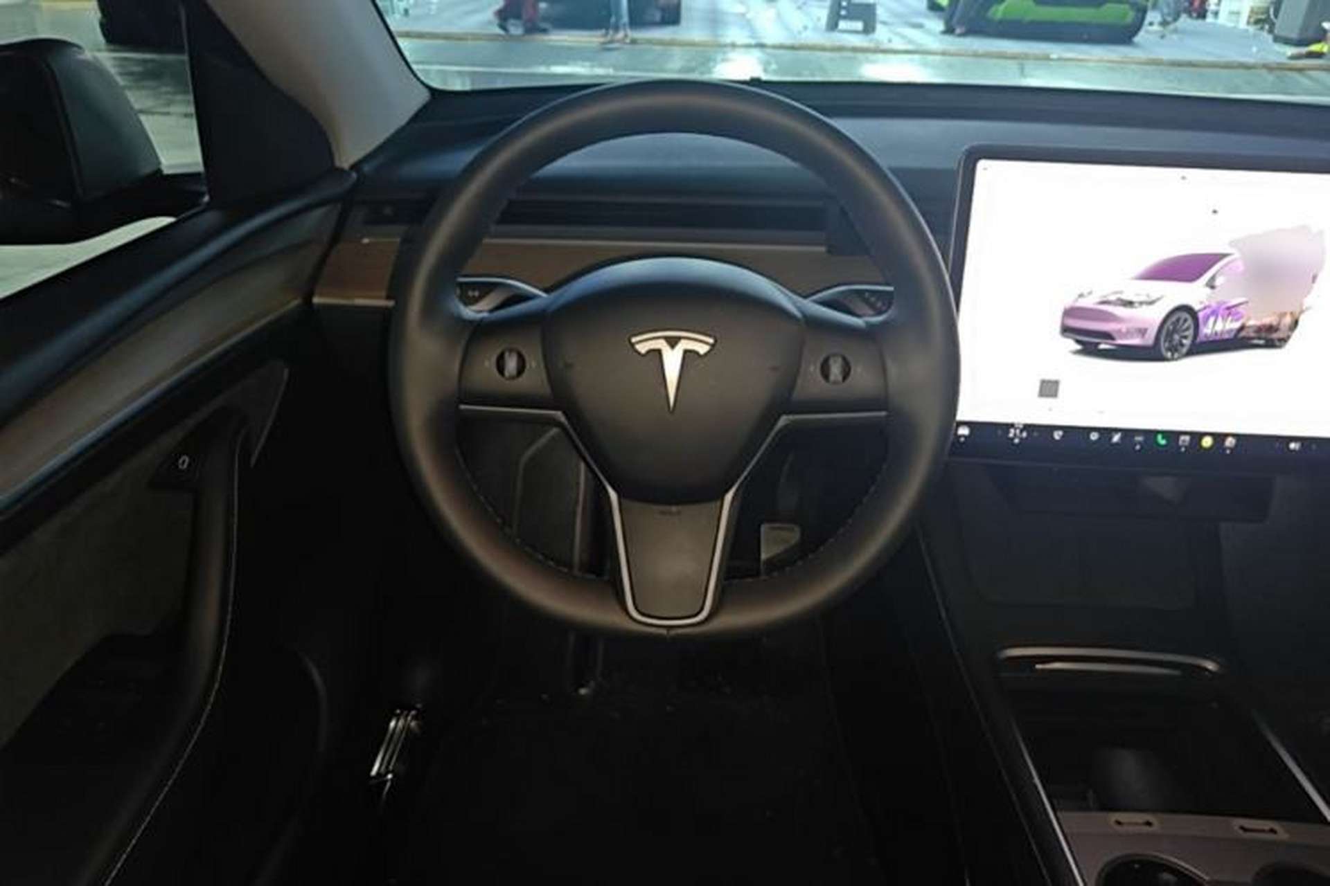 Used Tesla Model Y 2022 Revised Version Rear-Wheel Drive Steering Wheel