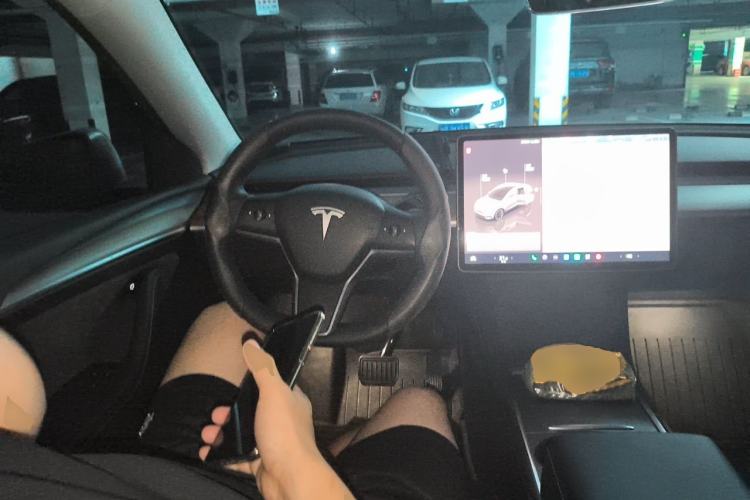 Used Tesla Model Y 2022 Revised Version Rear-Wheel Drive Steering Wheel