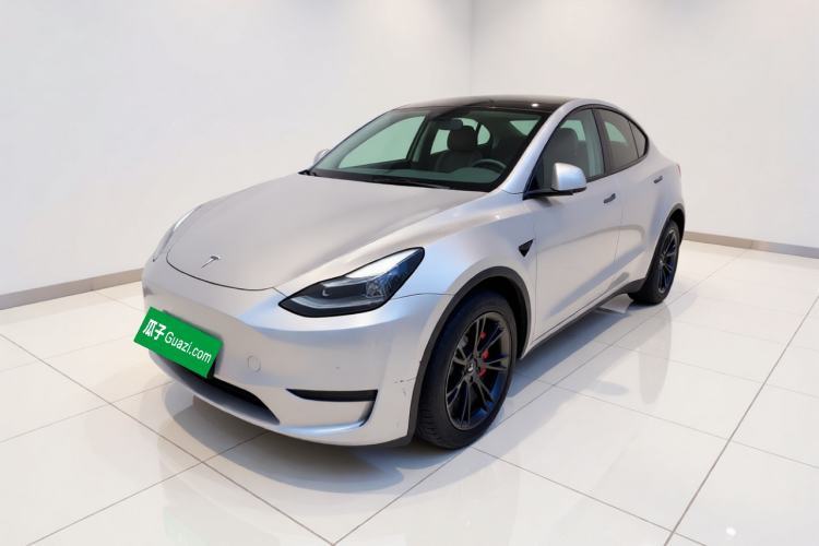 Used Tesla Model Y 2022 Revised Version Long-Range All-Wheel Drive Guazi used car, China used car export, Used car for sale, Used Tesla cars, Cheapest cars for sale, Electric vehicle, New energy car