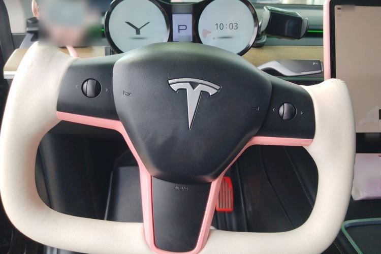 Used Tesla Model Y 2022 Long-Range All-Wheel-Drive Version Steering Wheel