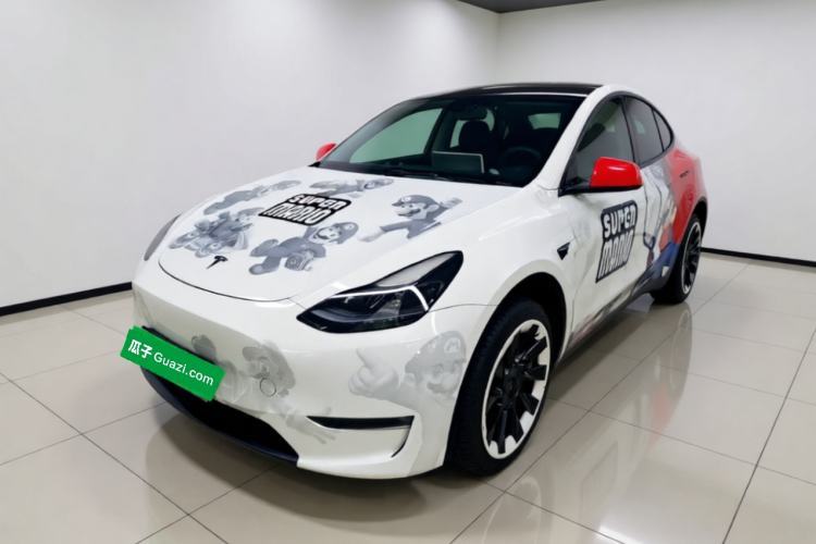 Used Tesla Model Y 2022 Revised Version Long-Range All-Wheel Drive Guazi used car, China used car export, Used car for sale, Used Tesla cars, Cheapest cars for sale, Electric vehicle, New energy car