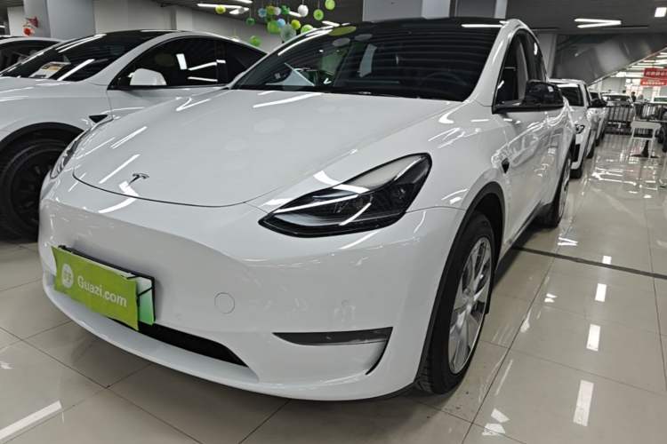 Used Tesla Model Y 2022 Long-Range All-Wheel-Drive Version Guazi used car, China used car export, Used car for sale, Used Tesla cars, Cheapest cars for sale, Electric vehicle, New energy car