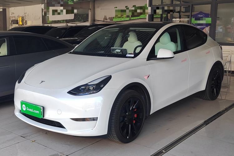 Used Tesla Model Y 2022 Revised Version Long-Range All-Wheel Drive Guazi used car, China used car export, Used car for sale, Used Tesla cars, Cheapest cars for sale, Electric vehicle, New energy car