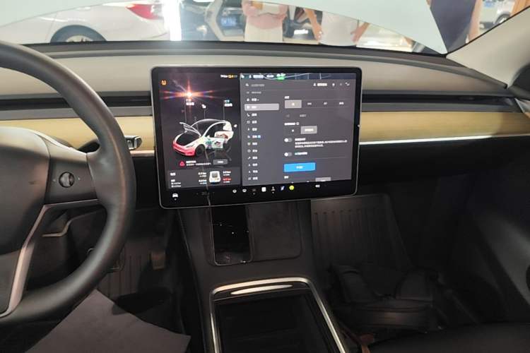 Used Tesla Model Y 2022 Revised Version Rear-Wheel Drive Audio And AC Panel