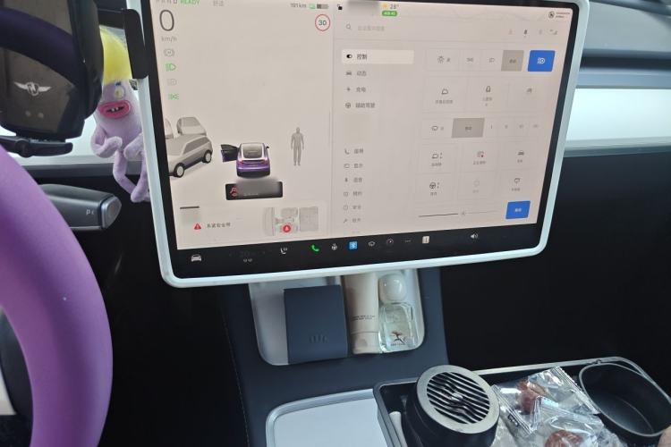Used Tesla Model Y 2022 Revised Version Rear-Wheel Drive Audio And AC Panel