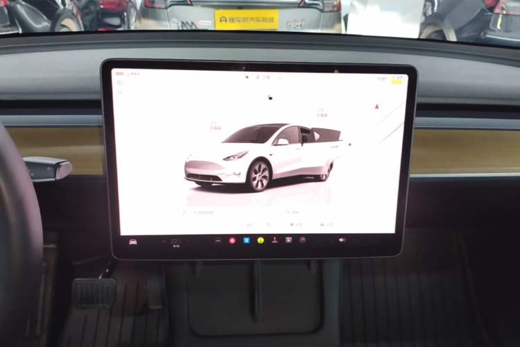 Used Tesla Model Y 2022 Revised Version Rear-Wheel Drive Audio And AC Panel