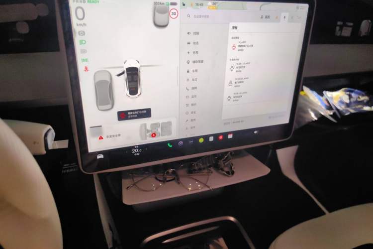 Used Tesla Model Y 2022 Revised Version Rear-Wheel Drive Audio And AC Panel