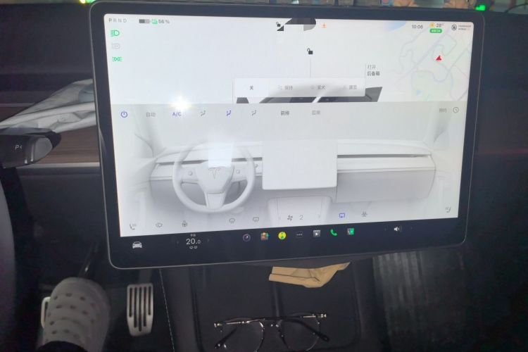 Used Tesla Model Y 2022 Rear-Wheel-Drive Version Audio And AC Panel