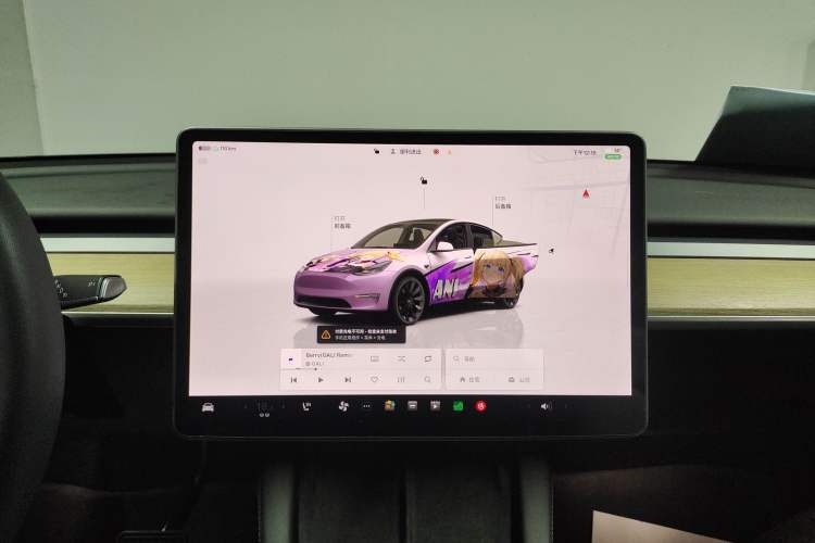 Used Tesla Model Y 2022 Revised Version Rear-Wheel Drive Audio And AC Panel