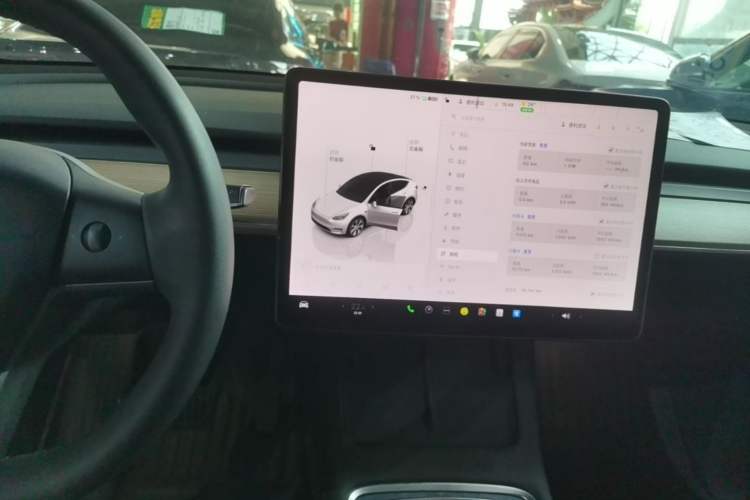 Used Tesla Model Y 2022 Rear-Wheel-Drive Version Audio And AC Panel