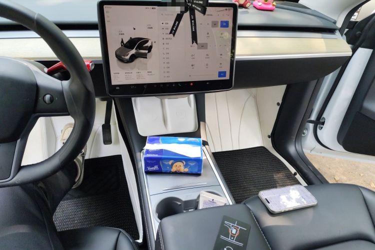 Used Tesla Model Y 2022 Revised Version Rear-Wheel Drive Audio And AC Panel