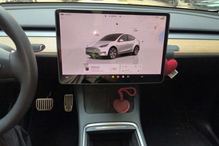 Used Tesla Model Y 2022 Rear-Wheel-Drive Version Audio And AC Panel