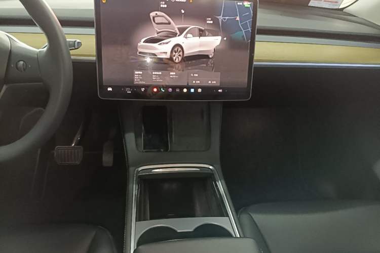 Used Tesla Model Y 2022 Revised Version Rear-Wheel Drive Audio And AC Panel