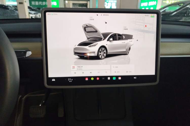 Used Tesla Model Y 2022 Revised Version Rear-Wheel Drive Audio And AC Panel