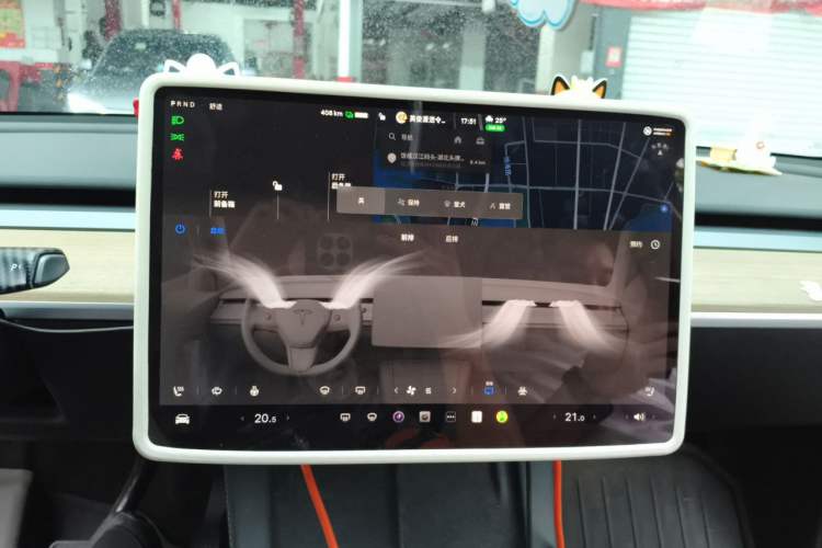 Used Tesla Model Y 2022 Revised Version Rear-Wheel Drive Audio And AC Panel