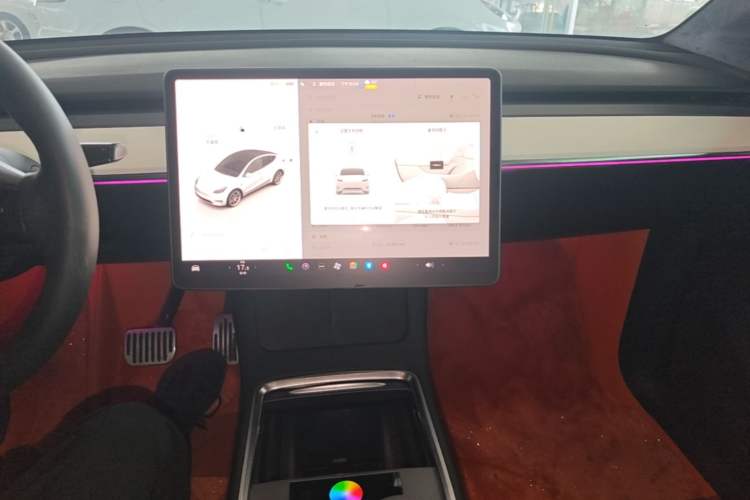 Used Tesla Model Y 2022 Rear-Wheel-Drive Version Audio And AC Panel