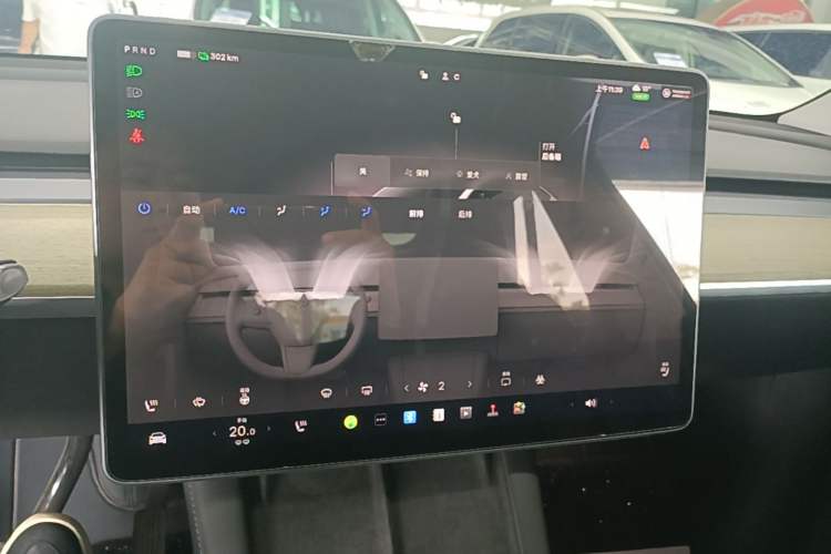Used Tesla Model Y 2022 Revised Version Rear-Wheel Drive Audio And AC Panel