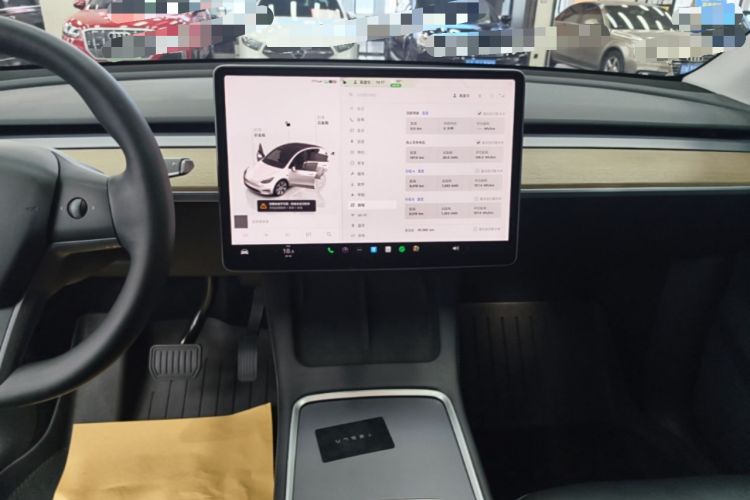 Used Tesla Model Y 2022 Revised Version Rear-Wheel Drive Audio And AC Panel