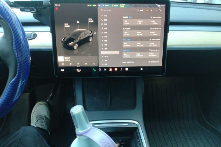Used Tesla Model Y 2022 Revised Version Rear-Wheel Drive Audio And AC Panel