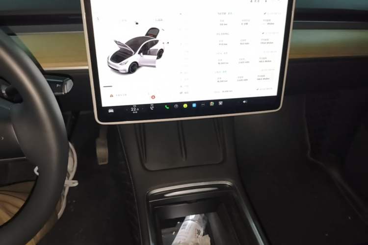 Used Tesla Model Y 2022 Revised Version Rear-Wheel Drive Audio And AC Panel