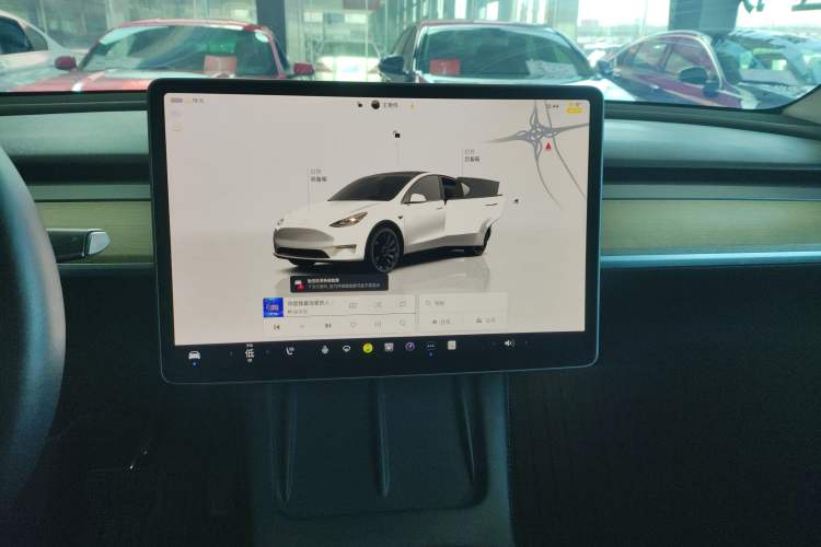 Used Tesla Model Y 2022 Revised Version Rear-Wheel Drive Audio And AC Panel